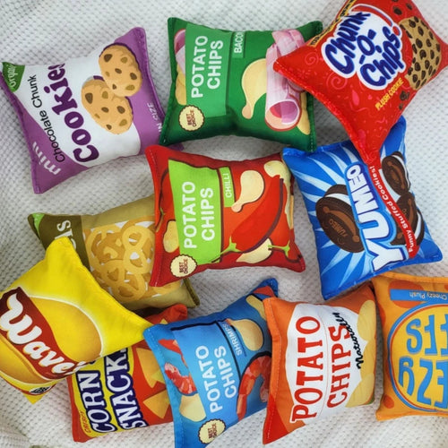 Dog Squeaky Chew toys, Snack shaped