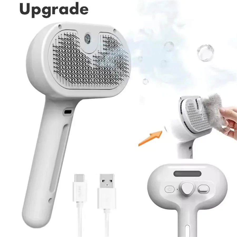 Pet Hair Mist Brush, Rechargable, Easy Hair Removal