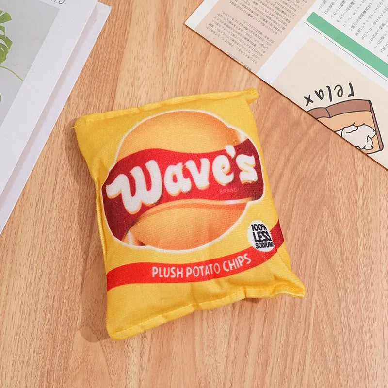 Dog Squeaky Chew toys, Snack shaped