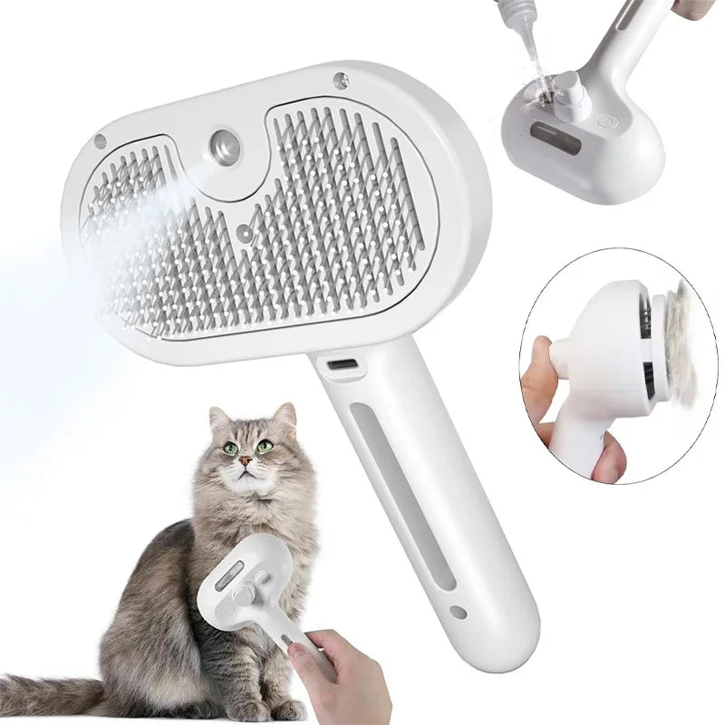 Pet Hair Mist Brush, Rechargable, Easy Hair Removal