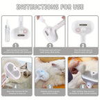 Pet Hair Mist Brush, Rechargable, Easy Hair Removal
