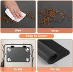 Pet Feeding Absorbent Mat- Water Proof - Easy Cleaning