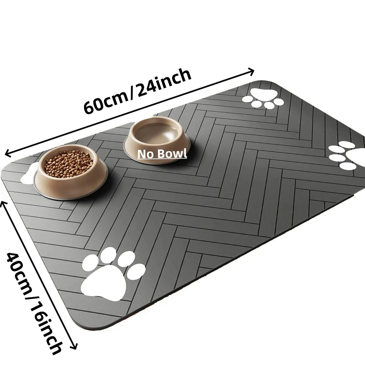 Pet Feeding Absorbent Mat- Water Proof - Easy Cleaning