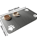 Pet Feeding Absorbent Mat- Water Proof - Easy Cleaning