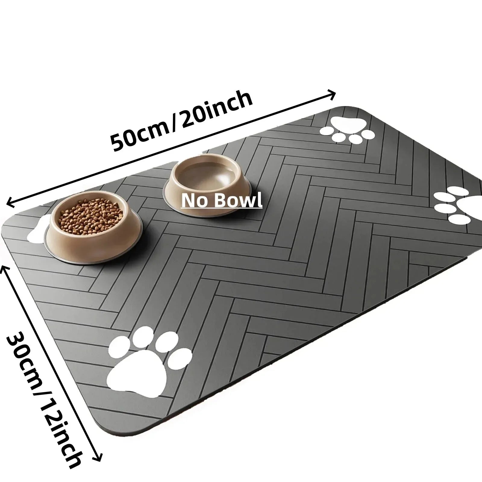 Pet Feeding Absorbent Mat- Water Proof - Easy Cleaning