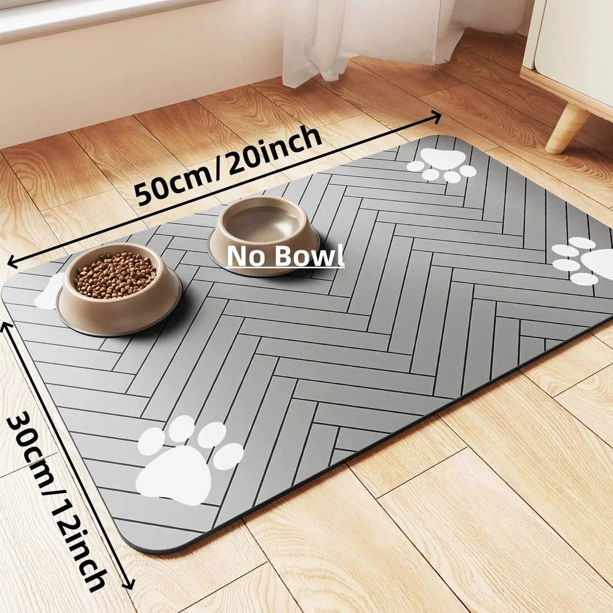 Pet Feeding Absorbent Mat- Water Proof - Easy Cleaning