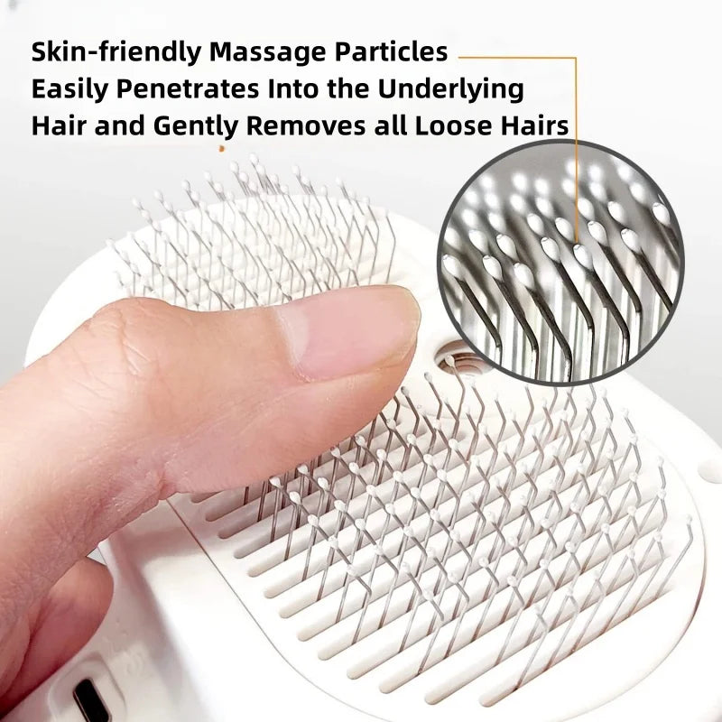 Pet Hair Mist Brush, Rechargable, Easy Hair Removal