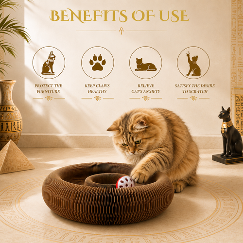 Interactive Corrugated Cat Scratch Organ