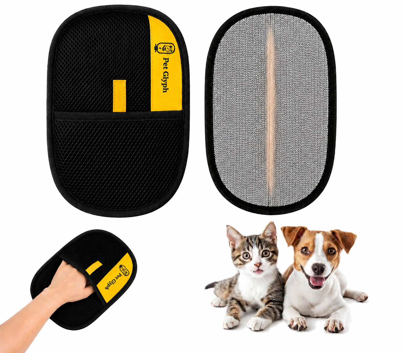 Petglyph Pet Hair Removal Glove