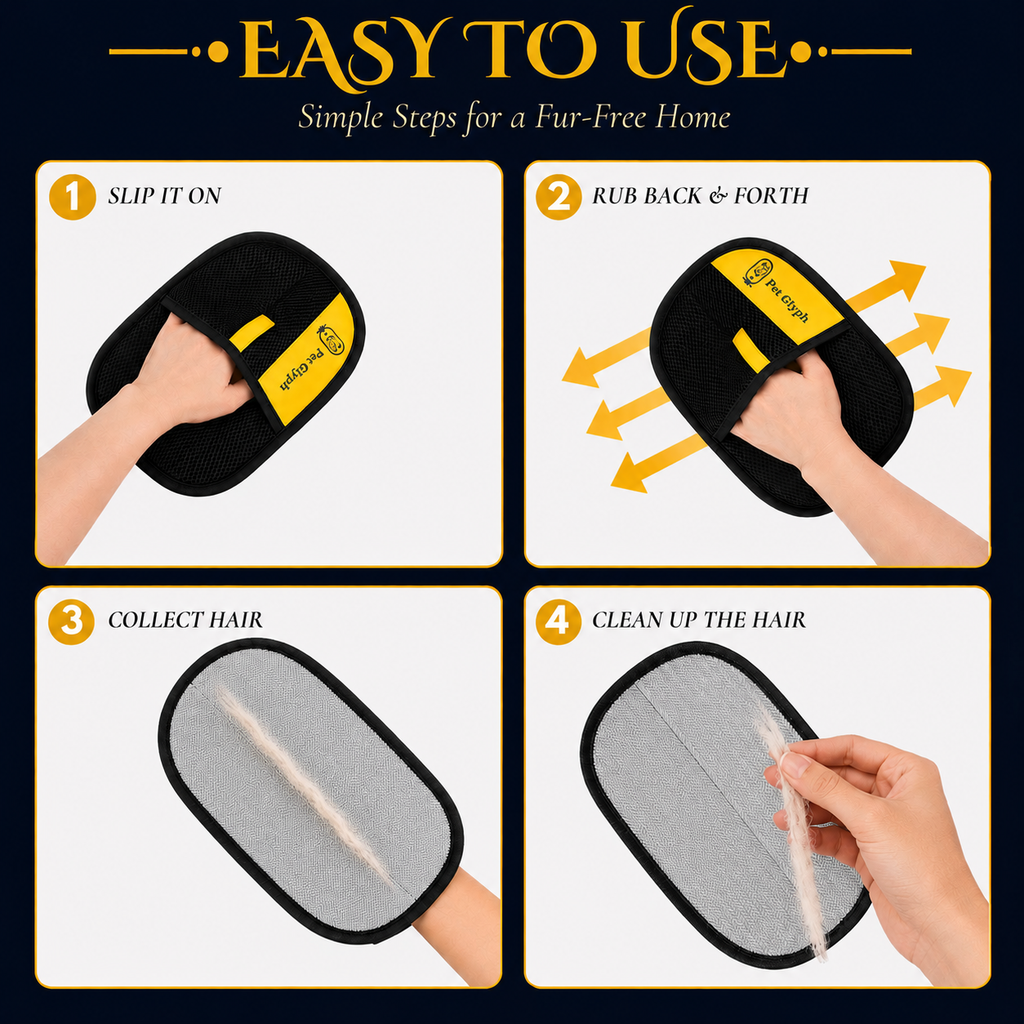 Petglyph Pet Hair Removal Glove