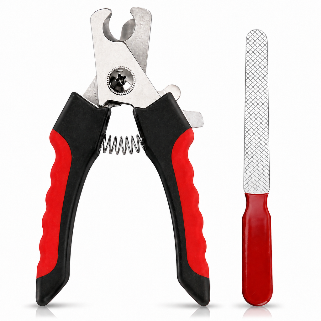 Ergonomic Pet Claw Clippers with File