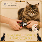 Ergonomic Pet Claw Clippers with File